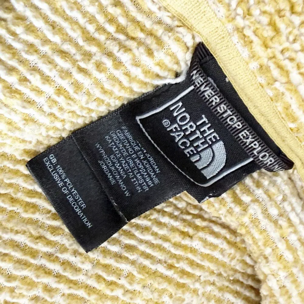 THE NORTH FACE | Osito Fleece‎ Full Zip Jacket Mustard Yellow Fuzzy | XL